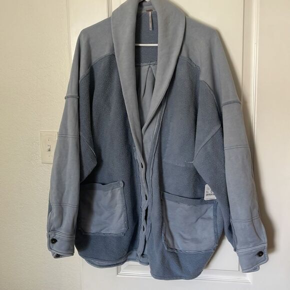 New Free People Jordan jacket blue - Picture 4 of 12